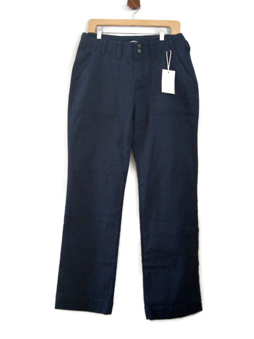 Flamingals Cropped Pants XL NWT Navy Blue